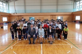 一戸小学校訪問