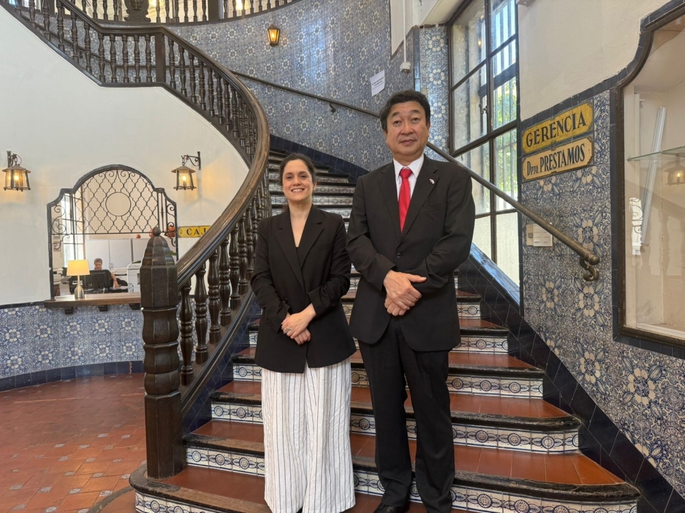 Visita de cortesía del Embajador ITAGAKI, a la Ministra, Secretaria Ejecutiva de Secretaria Nacional de Cultura 
