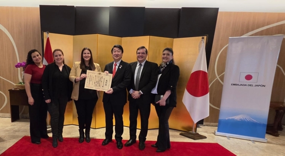 日パラグアイ文化交流に貢献した団体への在外公館長表彰