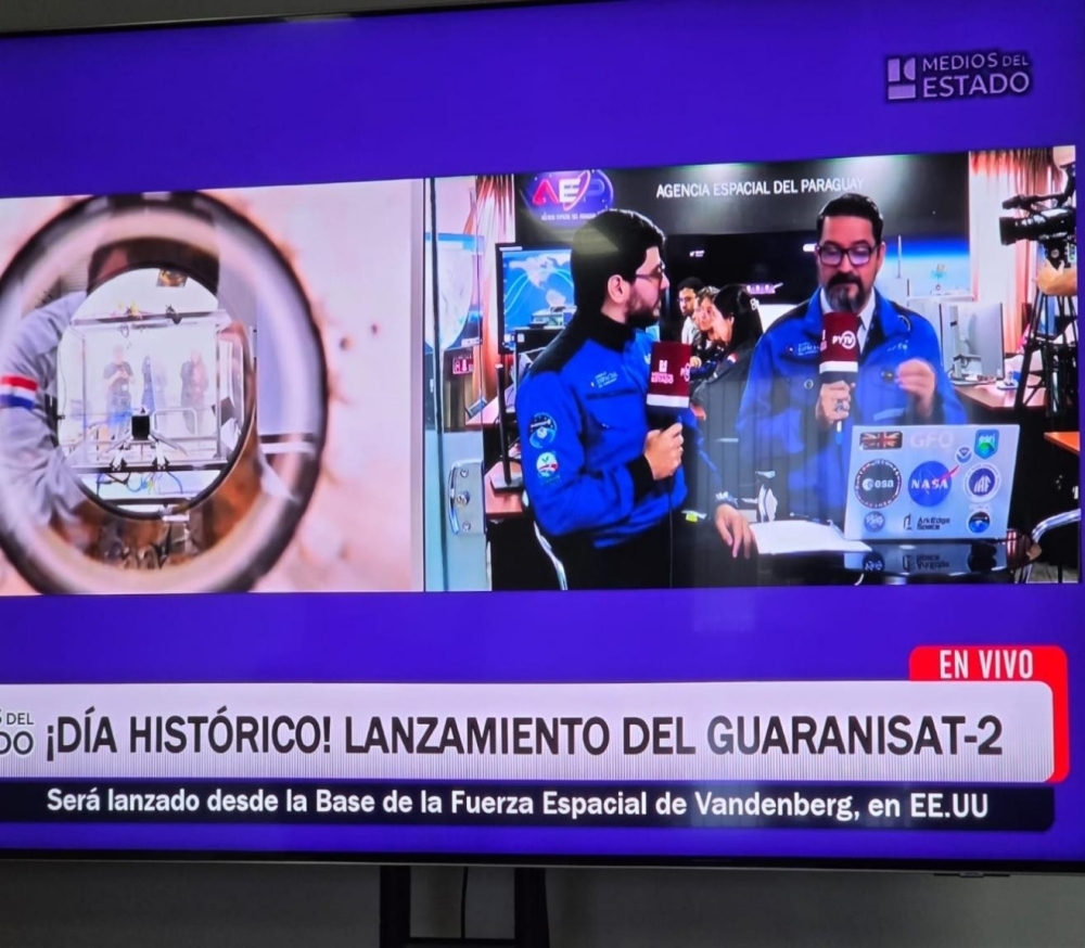 Guaraní Sat-2 の発射・宇宙への放出 